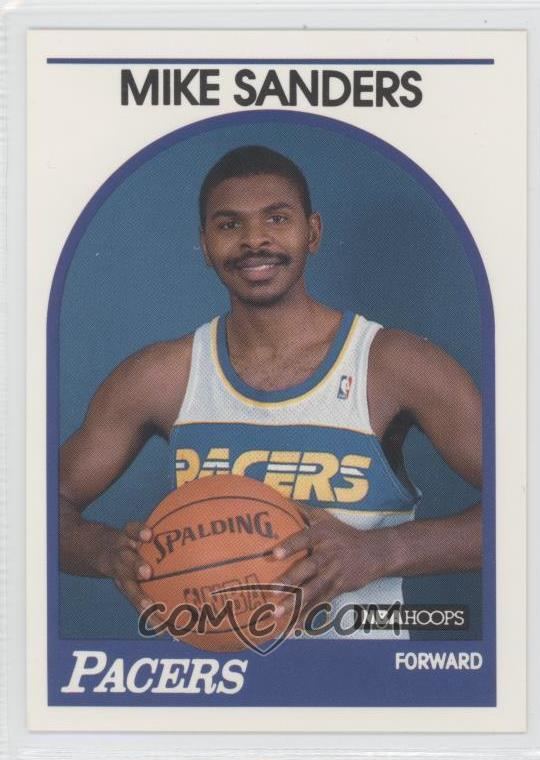 Mike Sanders (basketball) 198990 NBA Hoops Base 340 Mike Sanders COMC Card Marketplace