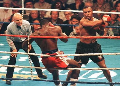 Mike Tyson vs. Frank Bruno Frank Bruno vs Mike Tyson 2nd meeting BoxRec