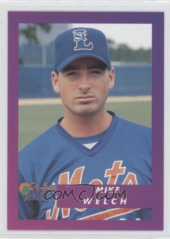 Mike Welch (baseball) 1995 Publix Super Market St Lucie Mets Base 33 Mike Welch