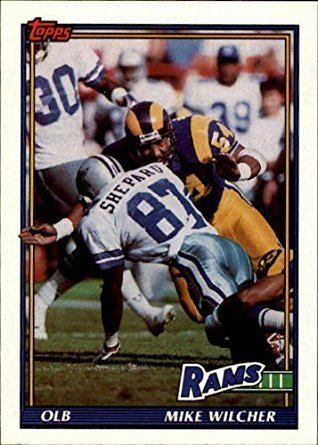 Mike Wilcher Amazoncom 1991 Topps Football Card 533 Mike Wilcher Mint
