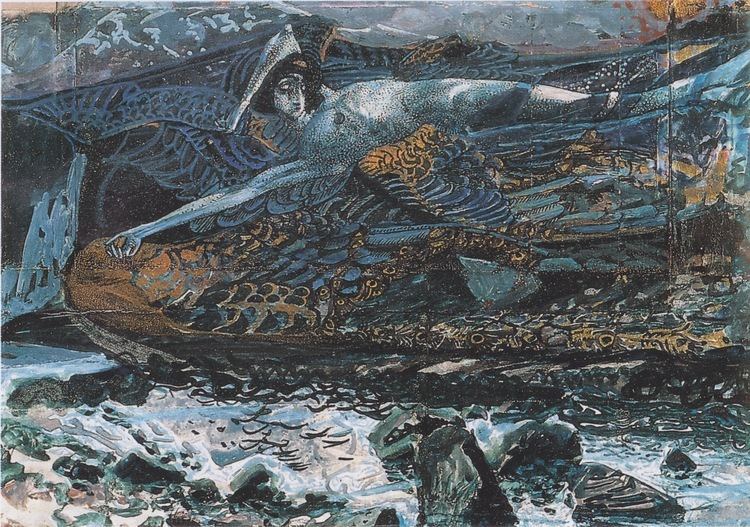 Mikhail Vrubel Fallen Demon Mikhail Vrubel WikiArtorg