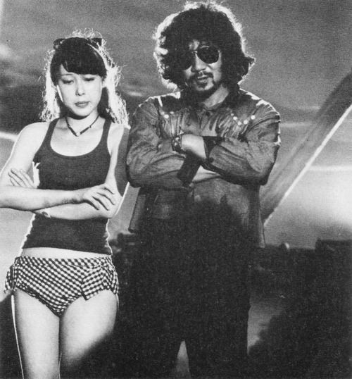 Miki Jinbo Nobuhiko Obayashi with Miki Jinbo on the set of Hausu House