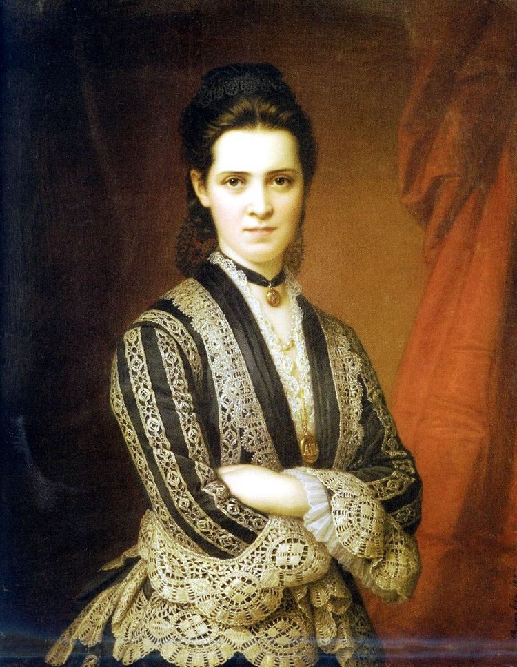 Miklós Barabás 1877 Ilona Zichy by Mikls Barabs Nemzeti Portrtr Budapest