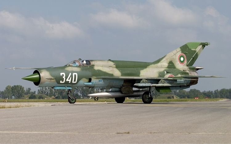 Mikoyan-Gurevich MiG-21 FileBulgarian Air Force MikoyanGurevich MiG21bis Lofting7jpg