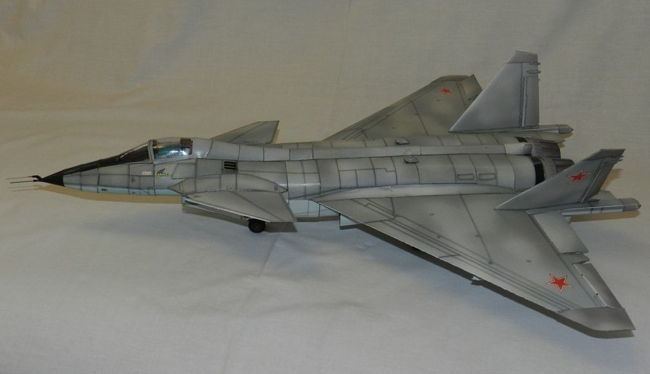 Mikoyan Project 1.44 Project 144 Fighter Free Aircraft Paper Model Download