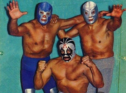 Mil Máscaras Before WWE Wrestlers were making Movies El Santo Blue Demon and