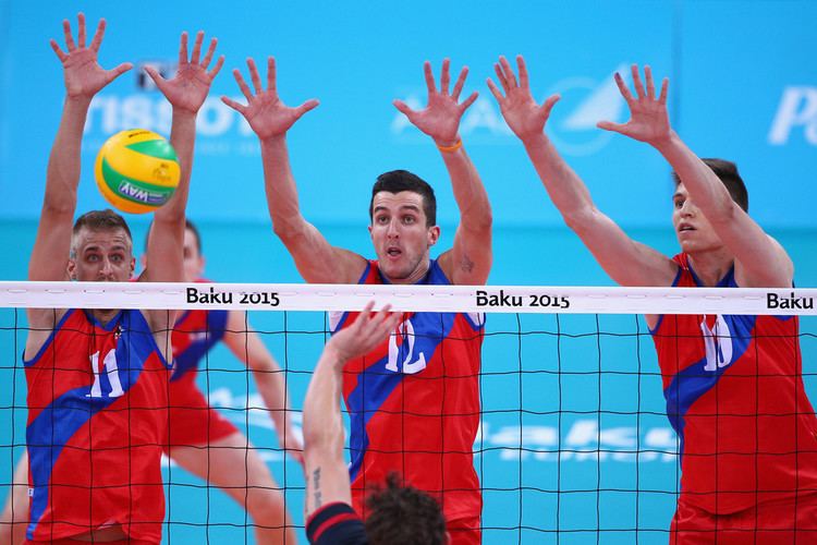 Milan Rašić Milan Rasic Photos Photos Volleyball Day 2 Baku 2015 1st