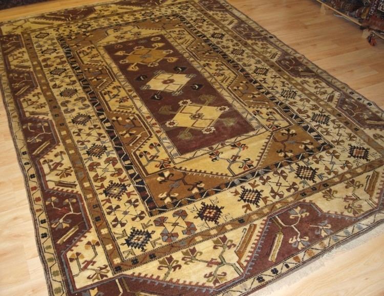 Milas carpet Old Turkish Milas Carpet Of Traditional Design amp Colour Circa 1950