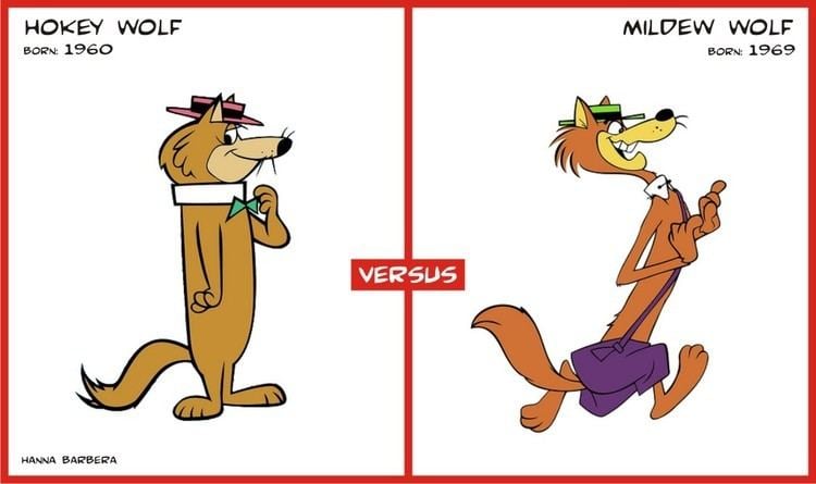 Mildew Wolf Smoking Cool Cat Hokey Wolf versus Mildew Wolf