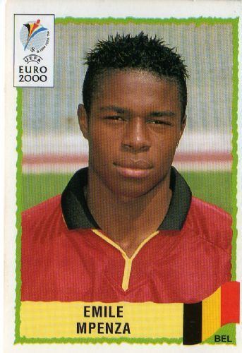 Émile Mpenza BELGIUM Emile Mpenza 112 EURO 2000 Panini Football Sticker