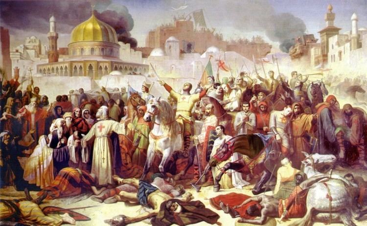 Émile Signol Capture of Jerusalem by the Crusaders July 15 1099 mile Signol