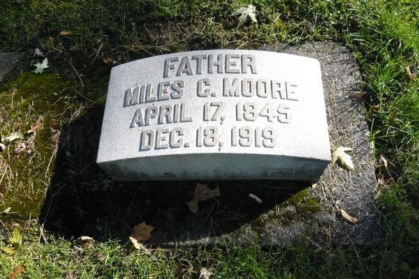 Miles Conway Moore Miles Conway Moore 1845 1919 Find A Grave Memorial
