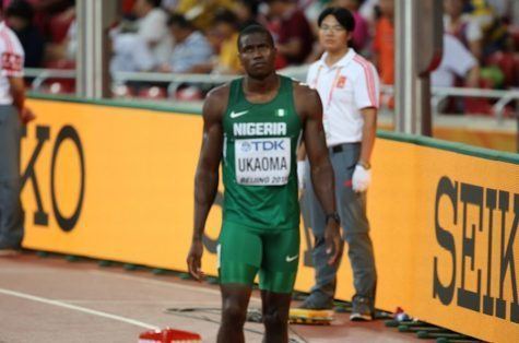 Miles Ukaoma Former Maize graduate runs under Nigerian flag in the 2016 Olympics