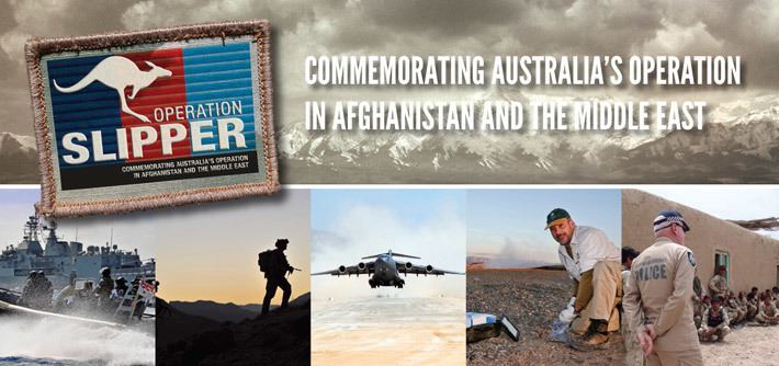 Military history of Australia during the War in Afghanistan Military Shop Operation Slipper In Service Against Terrorism