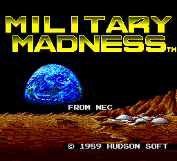 Military Madness Play Military Madness NEC TurboGrafx 16 online Play retro games