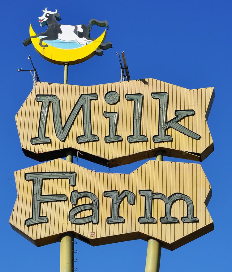 Milk Farm Restaurant California Signs RoadsideArchitecturecom