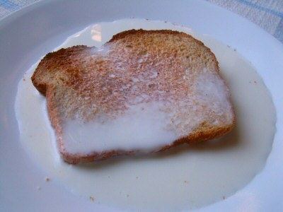 Milk toast Milk Toast Tammy39s Recipes