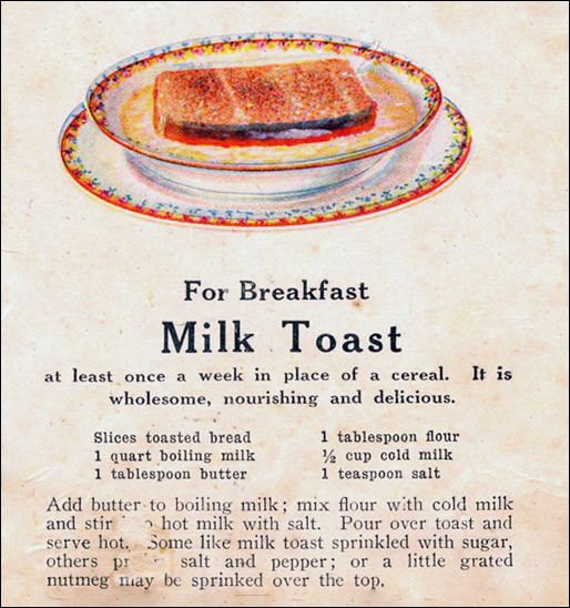 Milk toast Milk Toast Recipe MrBreakfastcom