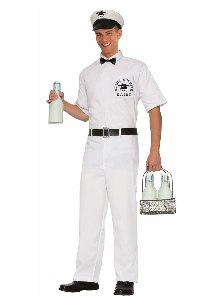 Milkman Men39s Vintage Milkman Costume