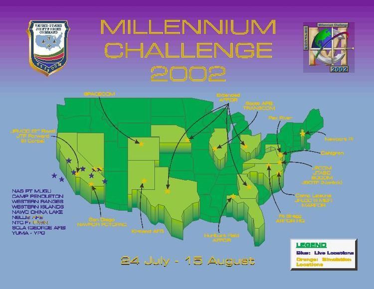 Millennium Challenge 2002 Defensegov Briefing Slide