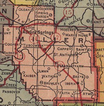 Miller County, Missouri shsmoorgresearchguidescivilwarregionscountie