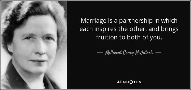 Millicent Carey McIntosh QUOTES BY MILLICENT CAREY MCINTOSH AZ Quotes