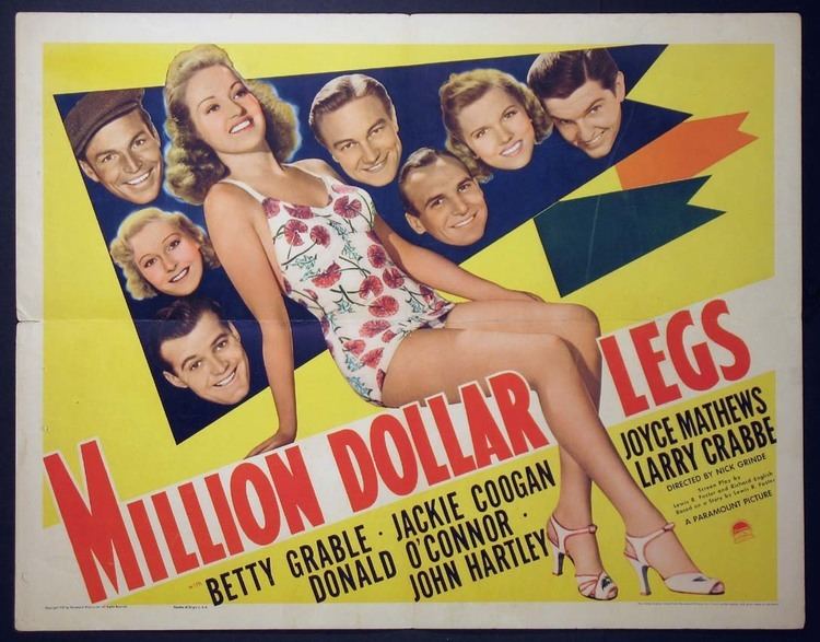 Million Dollar Legs (1939 film) MILLION DOLLAR LEGS Movie Poster 1939