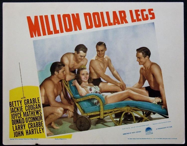 Million Dollar Legs (1939 film) MILLION DOLLAR LEGS Movie Poster 1939 Movie Posters Lobby Cards