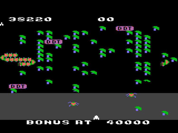 Millipede (video game) Game review Atari Millipede proto for Atari 5200
