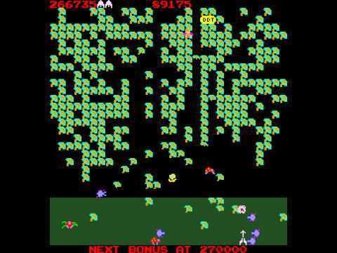 Millipede (video game) Arcade Game Millipede 1982 Atari YouTube