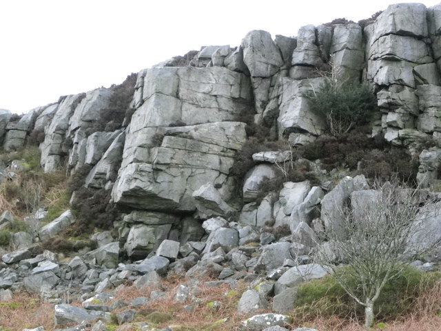 Millstone Grit Millstone Grit Rock at Baines Crag Tom Howard ccbysa20