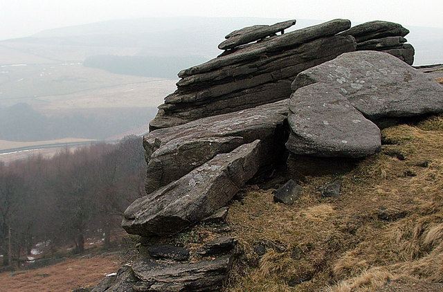 Millstone Grit Millstone Grit on Stanage Edge Stephen Burton ccbysa20