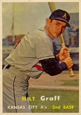Milt Graff 1957 Topps Milt Graff 369 Baseball Card Value Price Guide