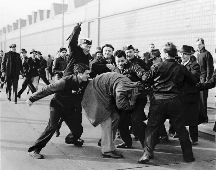 Milton Brooks Ford Strikers Riot by Milton Brooks 1942 Pulitzer Prize Winner