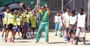 Milton Patiño Ftbol con pelotas Patio anda en el plan de formar campeones