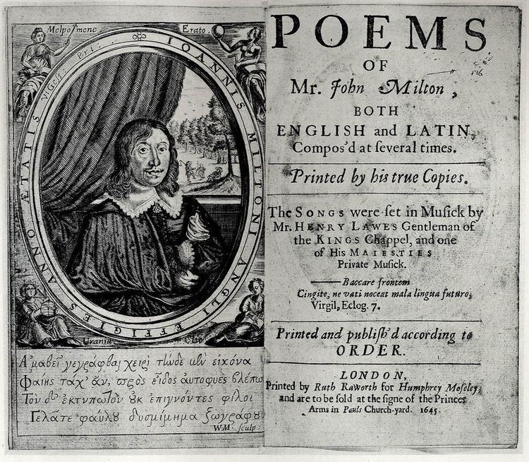 Milton's 1645 Poems