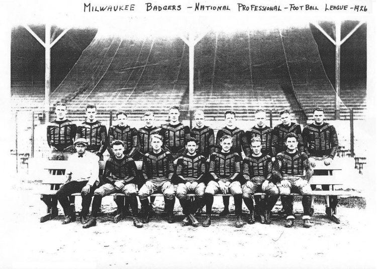 Milwaukee Badgers Borchert Field 1926 Milwaukee Badgers team photo