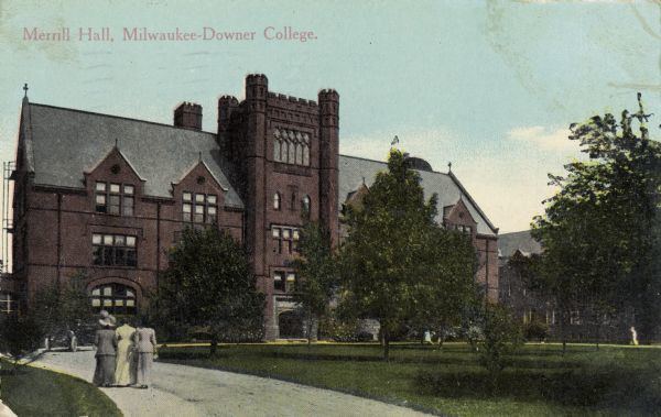 Milwaukee-Downer College MilwaukeeDowner College Postcard Wisconsin Historical Society