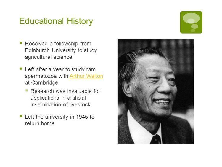 Min Chueh Chang Min Chueh Chang Chinese Reproductive Biologist Educational History