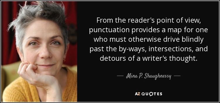 Mina P. Shaughnessy QUOTES BY MINA P SHAUGHNESSY AZ Quotes