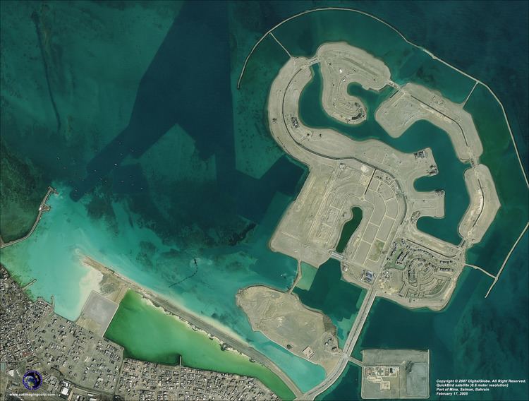 Mina Salman QuickBird Satellite Image Port of Mina Bahrain Satellite Imaging Corp