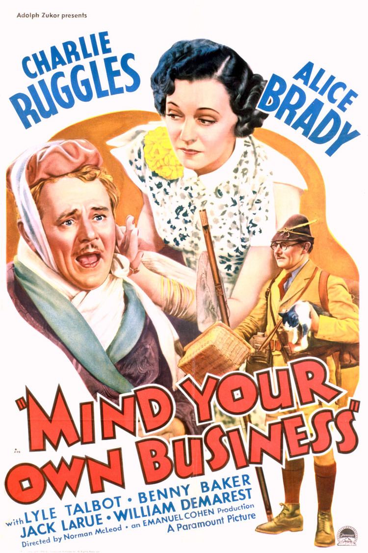 Mind Your Own Business (film) wwwgstaticcomtvthumbmovieposters45795p45795