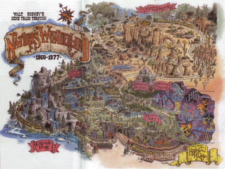 Mine Train Through Nature's Wonderland Disneyland Secrets The Ruins of Disneyland