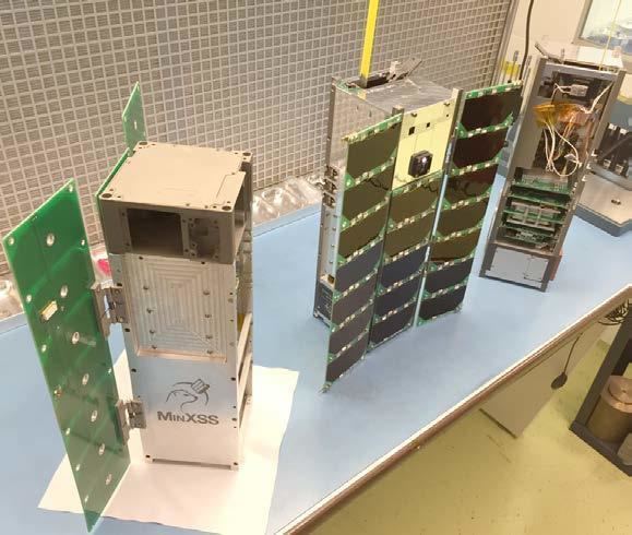 Miniature X-ray Solar Spectrometer CubeSat Laboratory for Atmospheric and Space Physics