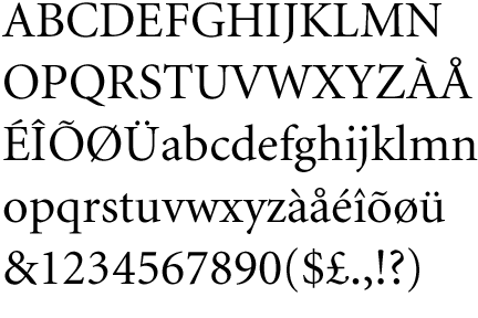 Minion (typeface) wwwidentifontcomsamplesadobeMiniongif