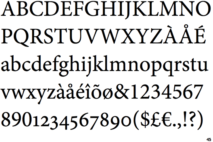 Minion (typeface) Identifont Minion