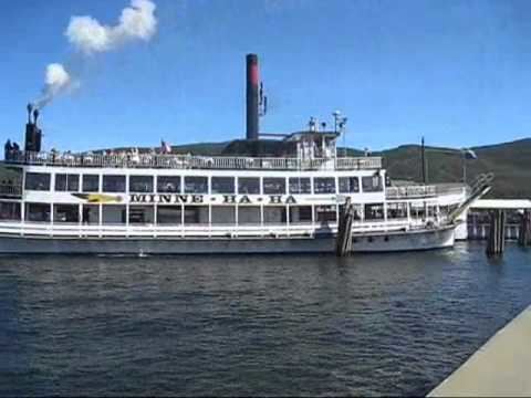 Minne-Ha-Ha II Steamship Minne Ha Ha on Lake Georgewmv YouTube