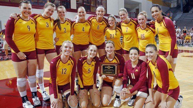 Minnesota Golden Gophers women's volleyball GOPHERSPORTSCOM Golden Gopher Volleyball Named Diet Coke Classic