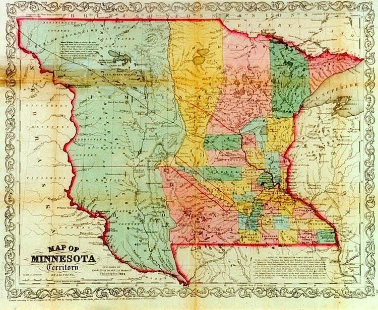 Minnesota Territory This Day In Minnesota History Minnesota Territory is formed