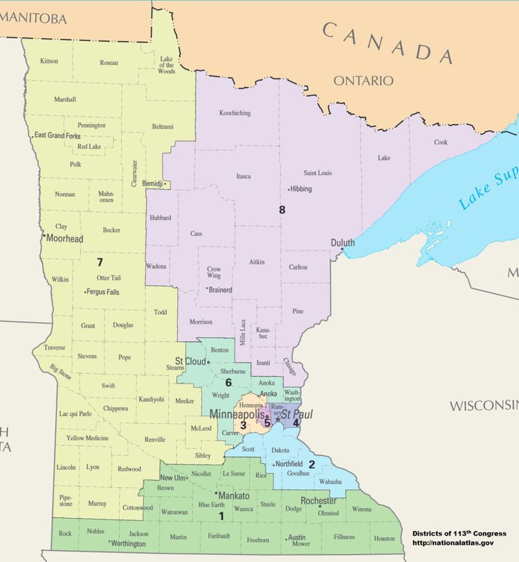 Minnesota's congressional districts